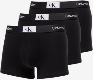 Calvin Klein ´96 Cotton Stretch Trunks 3-Pack Black/ Black/ Black