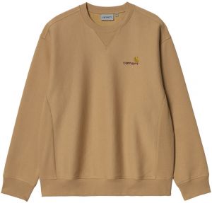 Carhartt WIP American Script Sweatshirt dusty H Brown