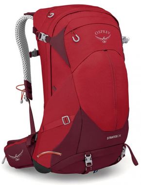 Osprey Stratos 34 Poinsettia Red O/S