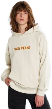 Dedicated Hoodie Sundborn Twin Peaks Logo Oat White