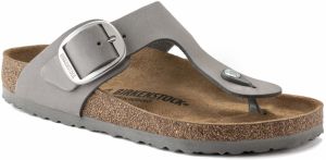 Birkenstock Gizeh Big Buckle Nubuck Leather Narrow Fit