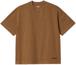 Carhartt WIP S/S Link Script T-Shirt Hamilton Brown