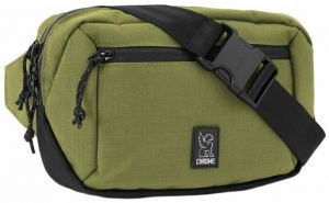 Chrome Ziptop Waistpack Olive Branch