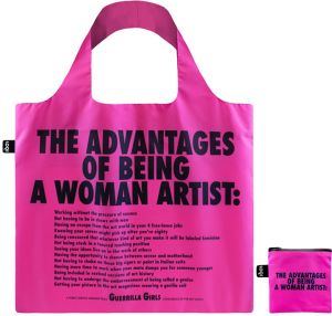 Loqi Guerrilla Girls - The Advantages Of Being A Woman Artist Recycled Bag