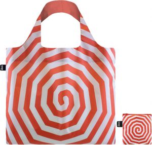 Loqi Louise Bourgeois - Spirals Red Recycled Bag