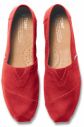 Toms Alpargatas W Red Canvas galéria