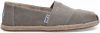 Toms Drizzle Grey Washed Canvas Alpargata galéria