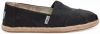 Toms Black Washed Canvas Alpargata galéria