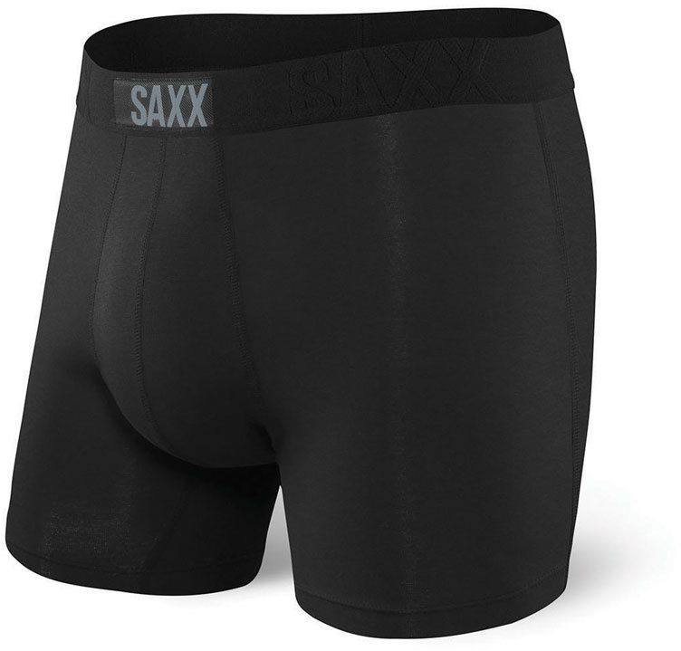 Saxx Vibe Boxer Brief Black/Black