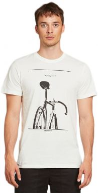 Dedicated T-shirt Stockholm Simplicity Bike Off-White