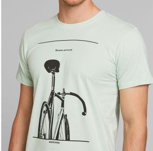 Dedicated T-shirt Stockholm Simplicity Bike Mint galéria