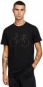 Dedicated T-shirt Stockholm Rainbow Bicycle Black galéria
