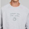 Dedicated Sweatshirt Malmoe Local Planet Grey Melange galéria