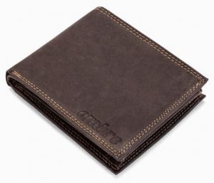 Moderná hnedá peňaženka A092