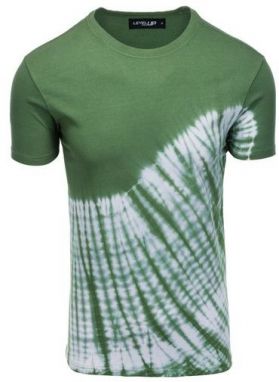Olivové tričko v jedinečnom prevedení S1617