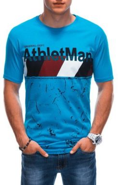 Jedinečné svetlo-modré tričko AthletMan S1887