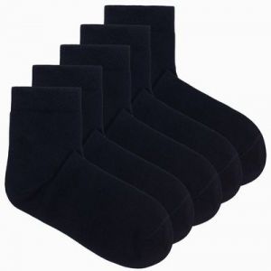 Mix ponožiek v čiernej farbe U454 (5 KS)