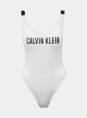 Calvin Klein biele jednodielne plavky galéria
