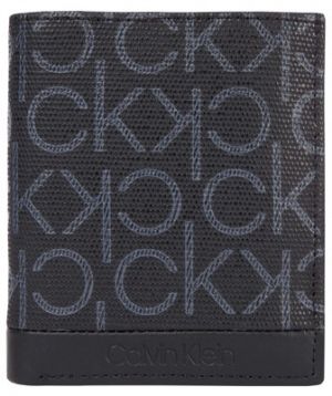Calvin Klein čierne malá peňaženka Trifold 6cc W/Coin
