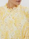 Vero Moda žlté midi plisované šaty Flora so vzormi galéria