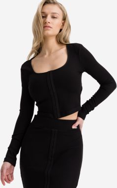 Guess čierne crop top Selma