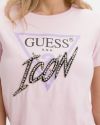 Guess ružové tričko Icon galéria