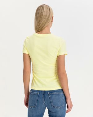 Guess žlté tričko Beauty galéria