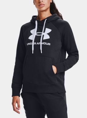 Under Armour dámska mikina Rival Fleece Logo Hoodie-BLK