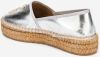 Love Moschino strieborné kožené espadrilky galéria