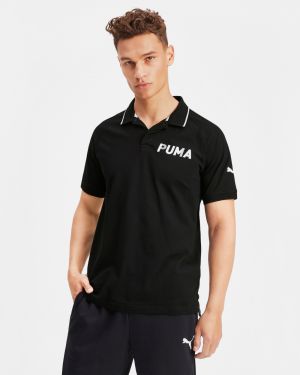Puma čierne pánske polo tričko Modern Sports Polo