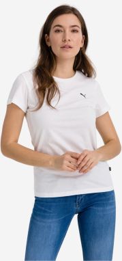 Puma biele dámske tričko ESS Small Logo