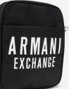 Armani Exchange čierne pánska crossbody taška galéria