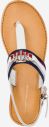 Tommy Hilfiger biele sandále Shimmery Ribbon Flat galéria