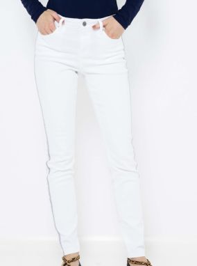 CAMAIEU biele skinny fit nohavice