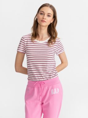 GAP ružové pruhované tričko
