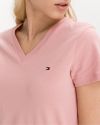 Tričká s krátkym rukávom pre ženy Tommy Hilfiger - ružová galéria