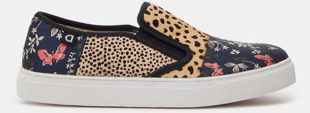 Desigual farebné slip on Animal Patch