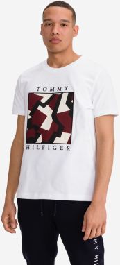 Tričká s krátkym rukávom pre mužov Tommy Hilfiger - biela