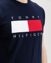 Tričká s krátkym rukávom pre mužov Tommy Hilfiger - modrá galéria