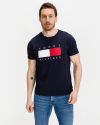 Tričká s krátkym rukávom pre mužov Tommy Hilfiger - modrá galéria