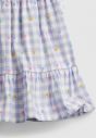 Detská sukňa gingham pull-on skirt Modrá galéria