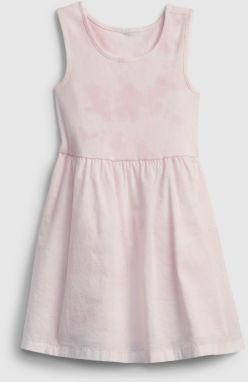 Detské šaty mix-media tank dress Ružová