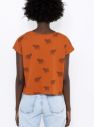Tričká s krátkym rukávom pre ženy CAMAIEU - oranžová galéria