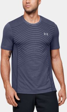 Modré pánské tričko Seamless Wave Under Armour