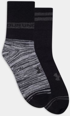 Ponožky Under Armour UA Essential Hi Lo 2Pk-BLK galéria