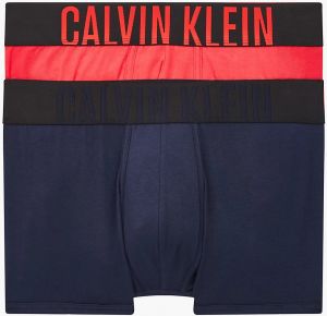 Calvin Klein 2 pack boxeriek v tmavomodrej a lososovej farbe galéria