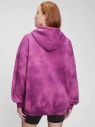 Fialová dámska mikina fleece pocket hoodie GAP galéria