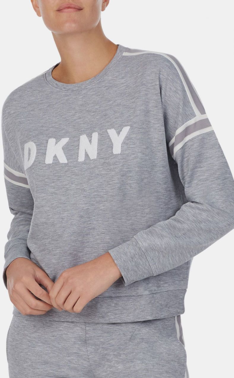 Šedé tričko DKNY