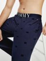 Tmavomodré vzorované pánske pyžamové nohavice Tommy Hilfiger galéria