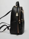 Čierny dámsky malý batoh s perlami Liu Jo galéria